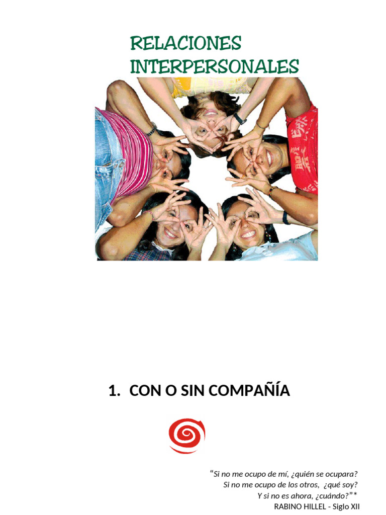 Relaciones Interpersonales | PDF | Felicidad | Salud y bienestar
