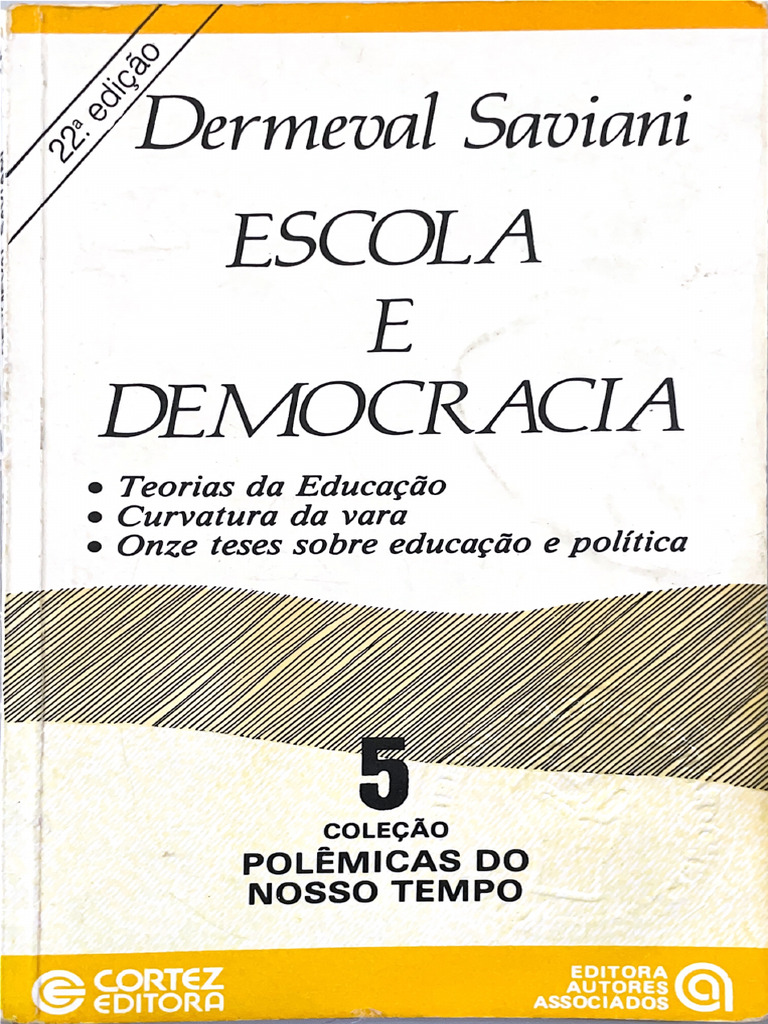 Escola e Democracia Parte 1 | PDF