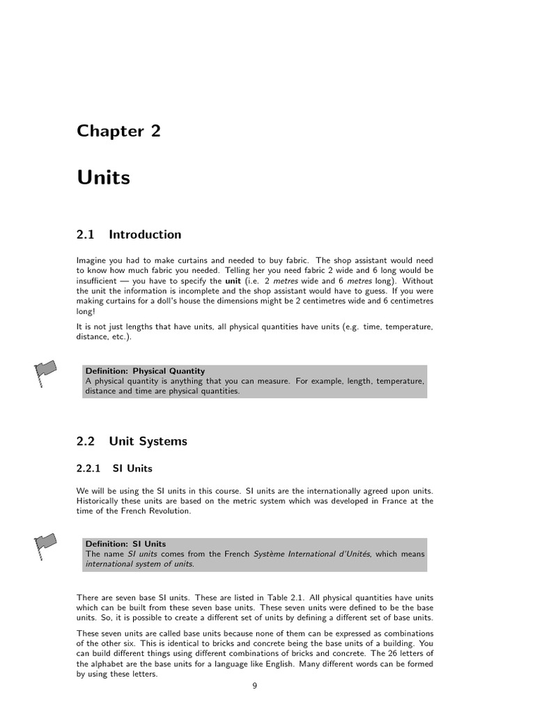 Chapter Unit System | PDF