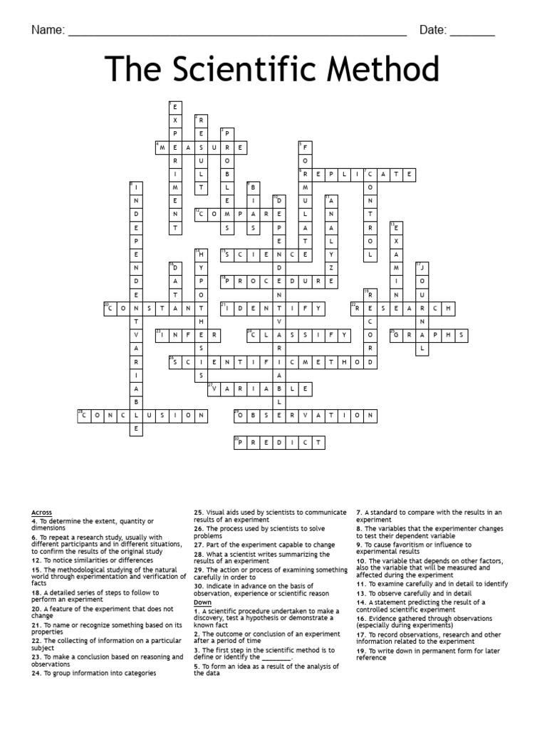 The Scientific Method Answer Key | PDF