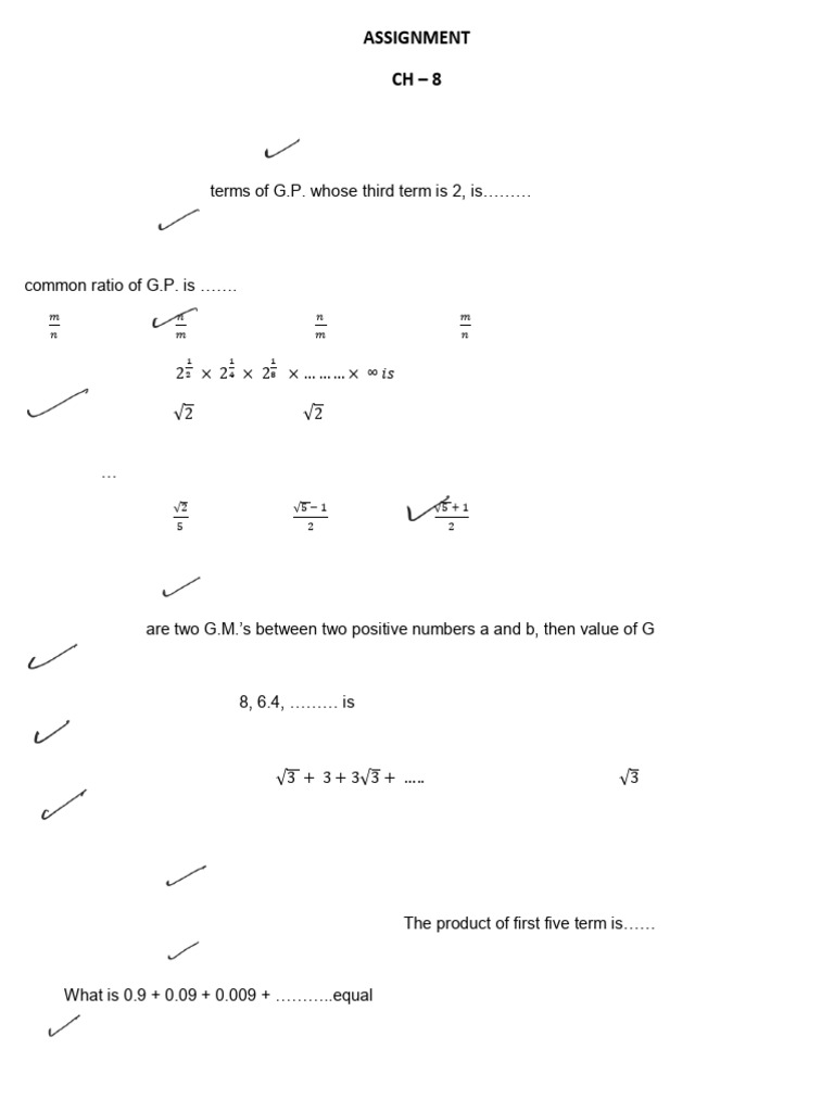 Assignment, CH - 9 - 240912 - 225103 | PDF