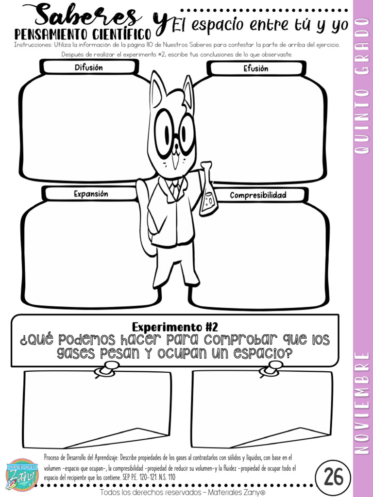 Material Quinto Grado NEM Noviembre Materiales Zany 232426 PDF