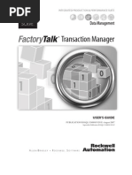 Factory Talk Transaction Manager 2007 User Guide