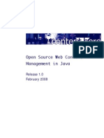 Open Source Web Content Management in Java