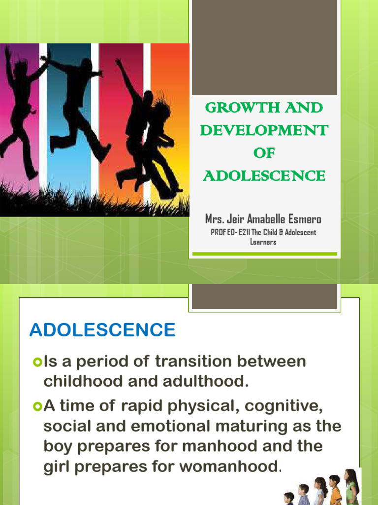 The Child and Adolescent Learners Introduction | PDF