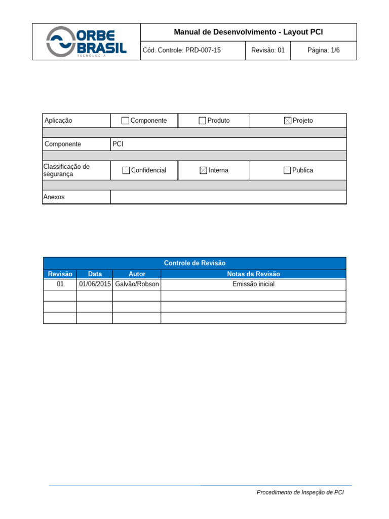 PRD - 0XX-22 Boas Praticas Layout PCI | PDF