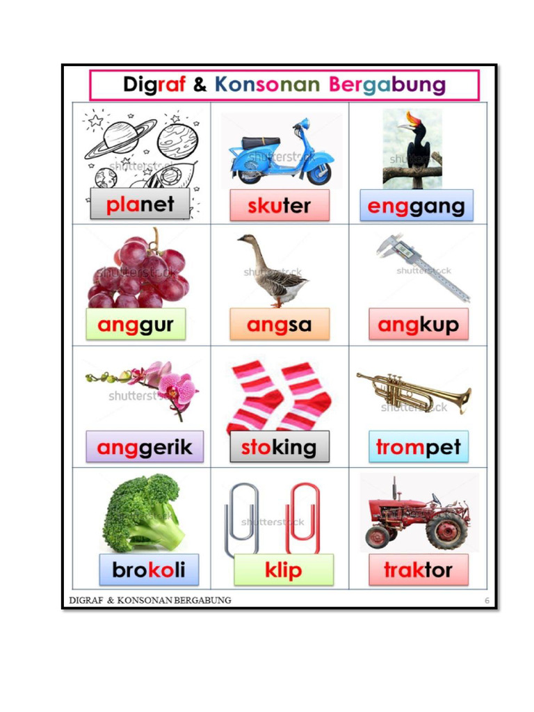 Digraf Dan Konsonan Bergabung | PDF