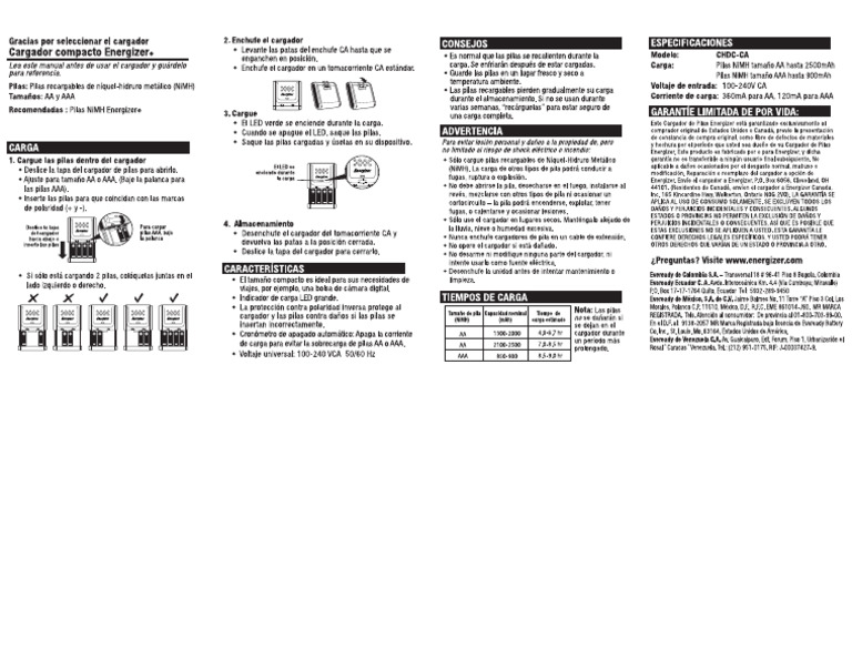 CHDC Instructions Spanish | PDF
