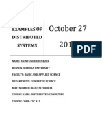 Examples of Distributed Systems