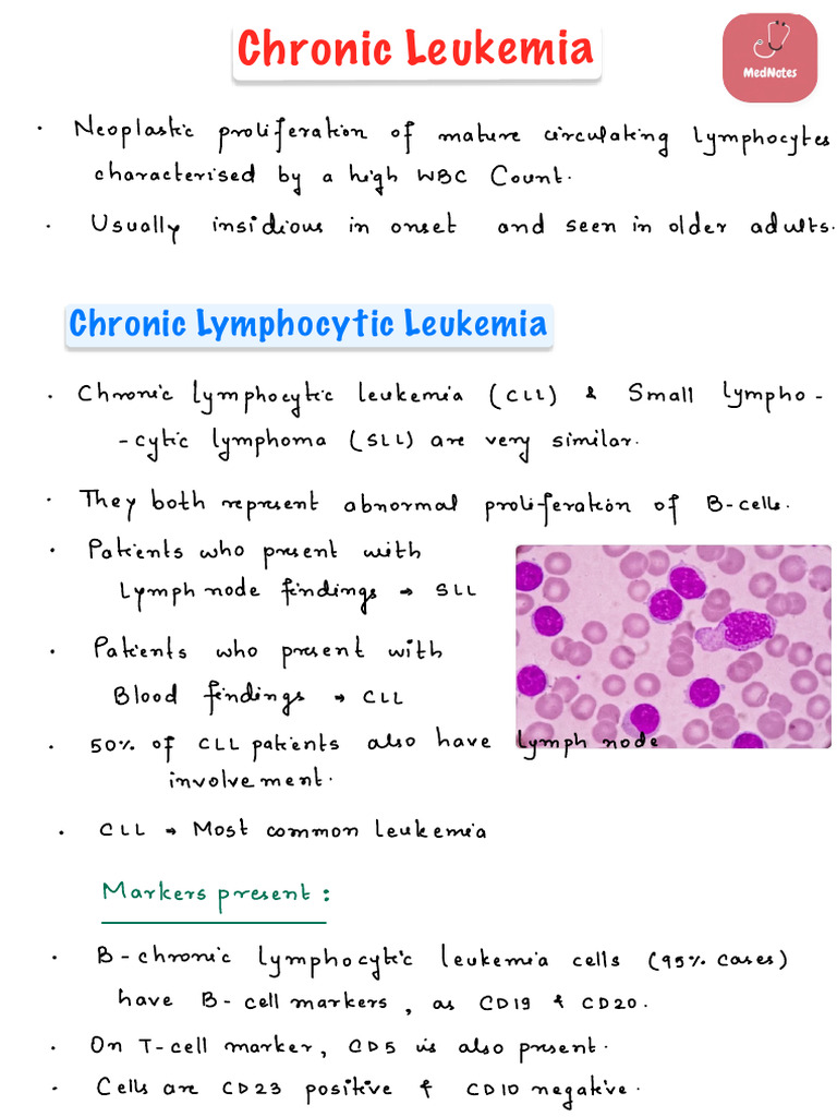 Chronic Leukemia | PDF