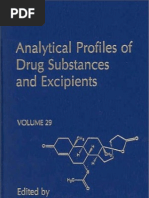 Download Analytical Profiles of Drug Substances and Excipients Volume 29 by Sudhanshu Singh SN77095145 doc pdf