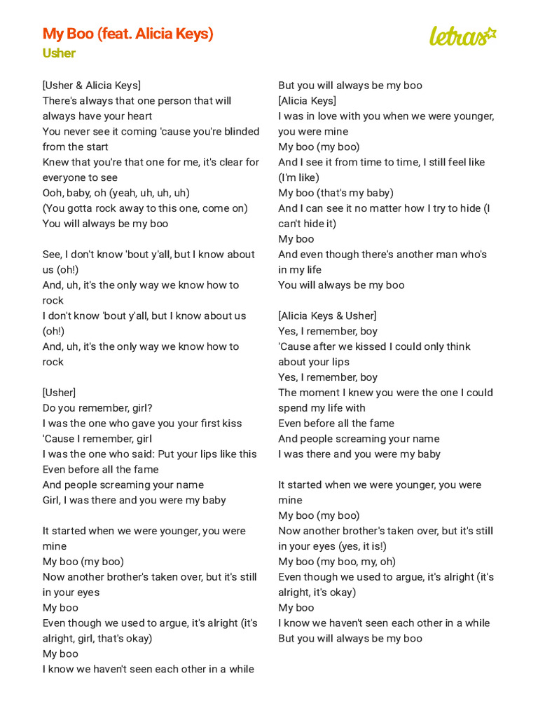 my boo 歌詞
