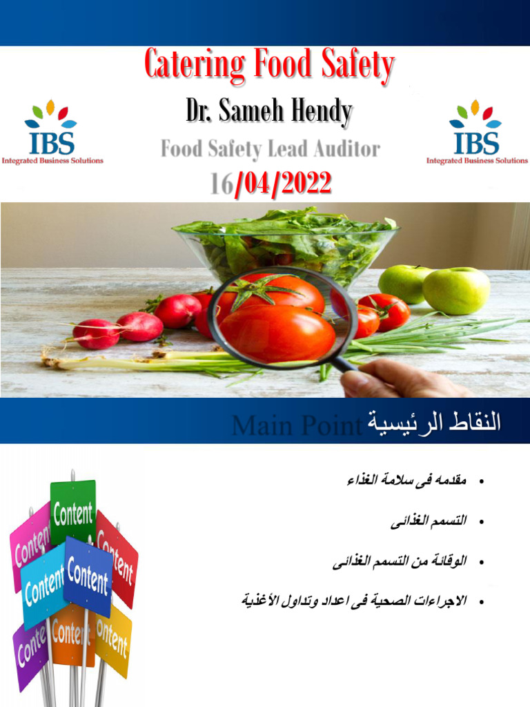 Food Safety Catering | PDF