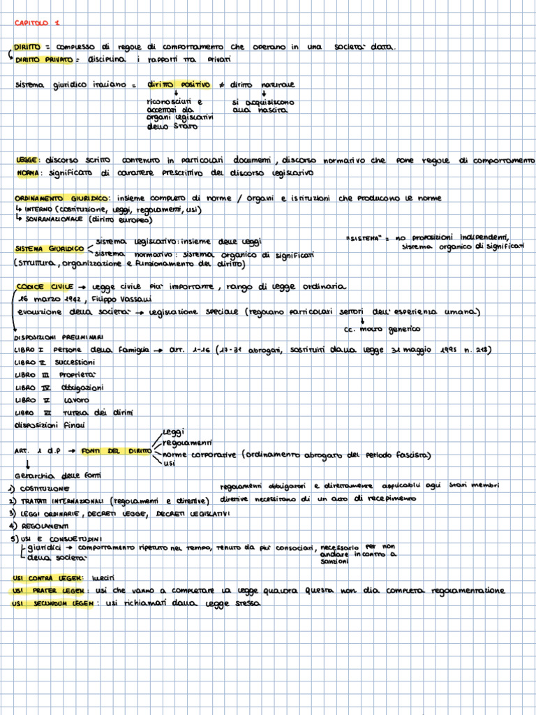 Schemi Diritto Privato | PDF