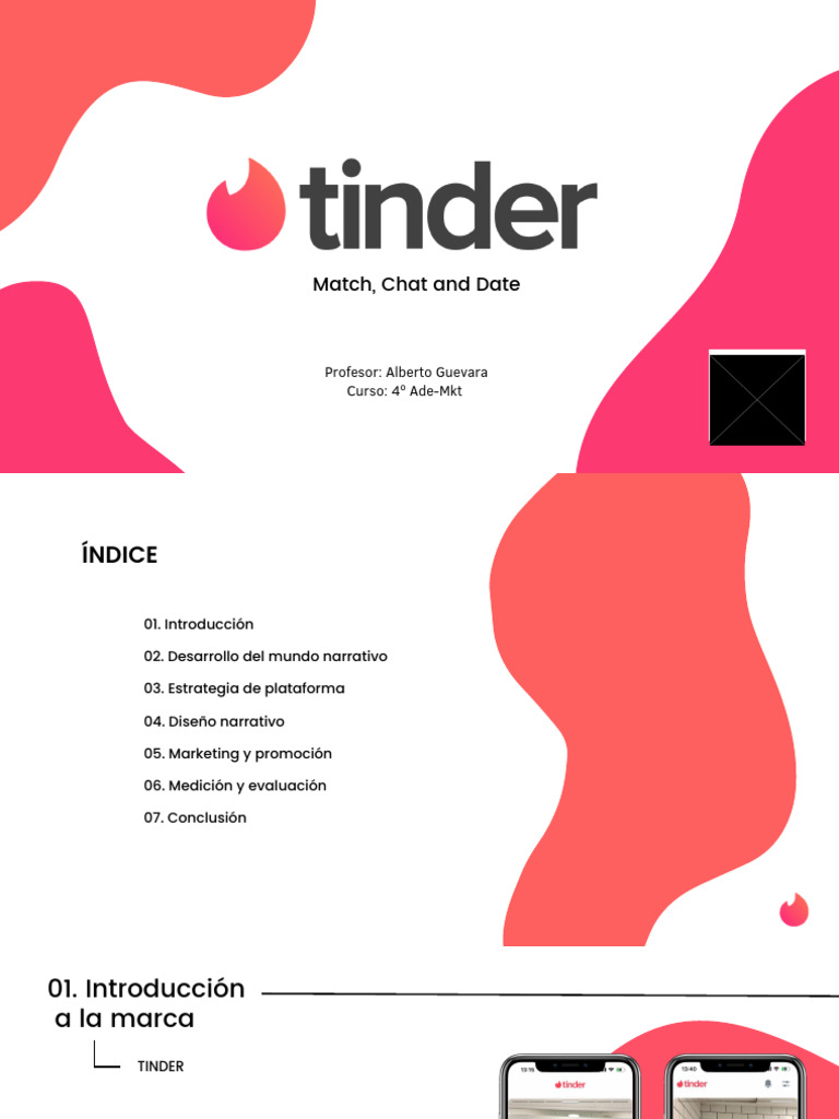 TINDER - Match, Chat and Date - soloPPT | PDF