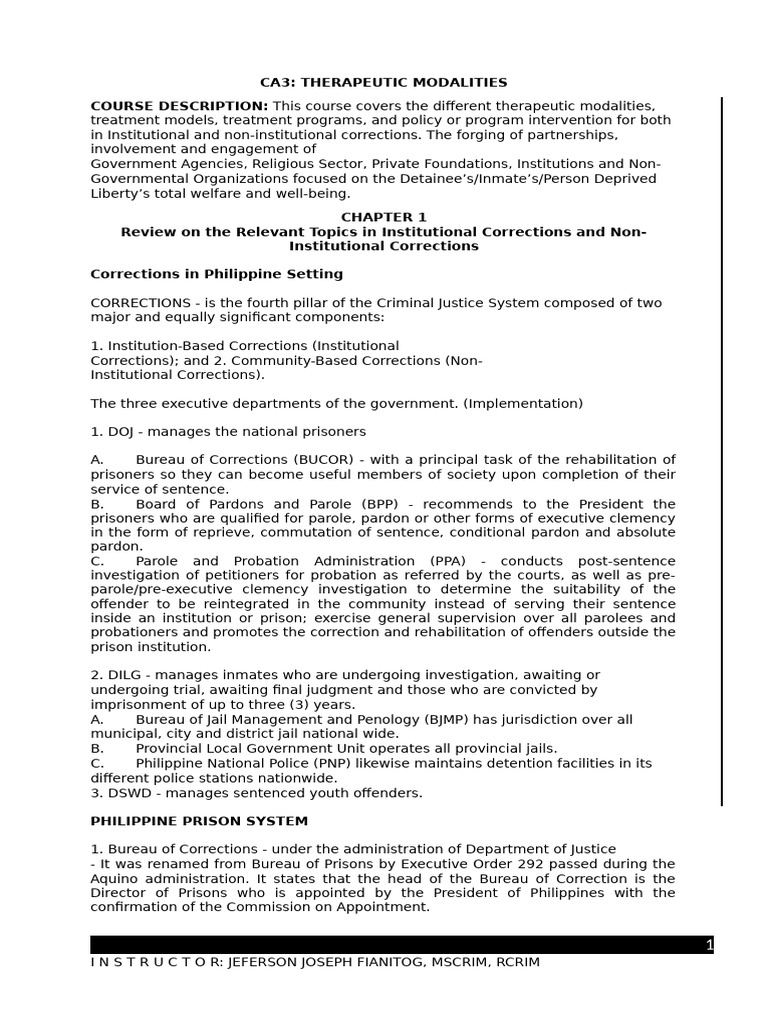 Therapeutic Modalities | PDF