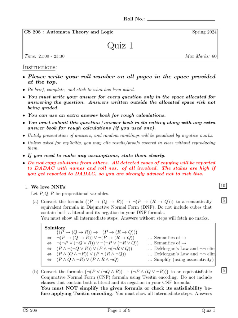 Q1 With Sol Pdf