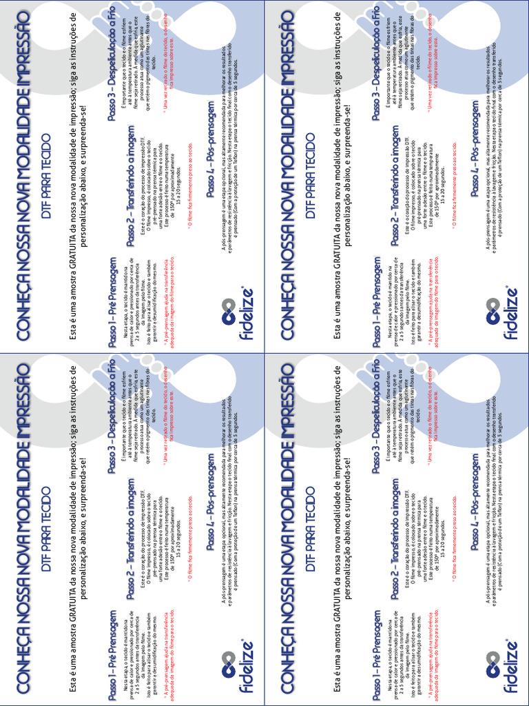Passo A Passo DTF | PDF