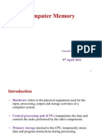 Computer Memory Types and Hierarchy