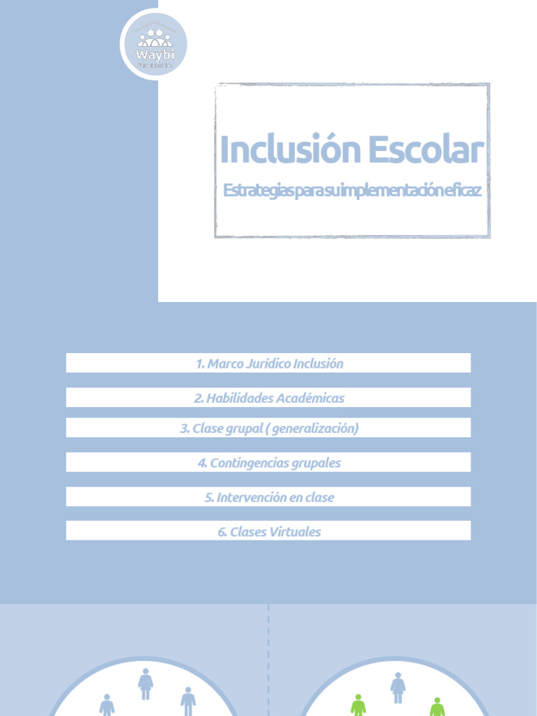 Clase Inclusión Escolar | PDF | Plan de estudios | Aprendizaje