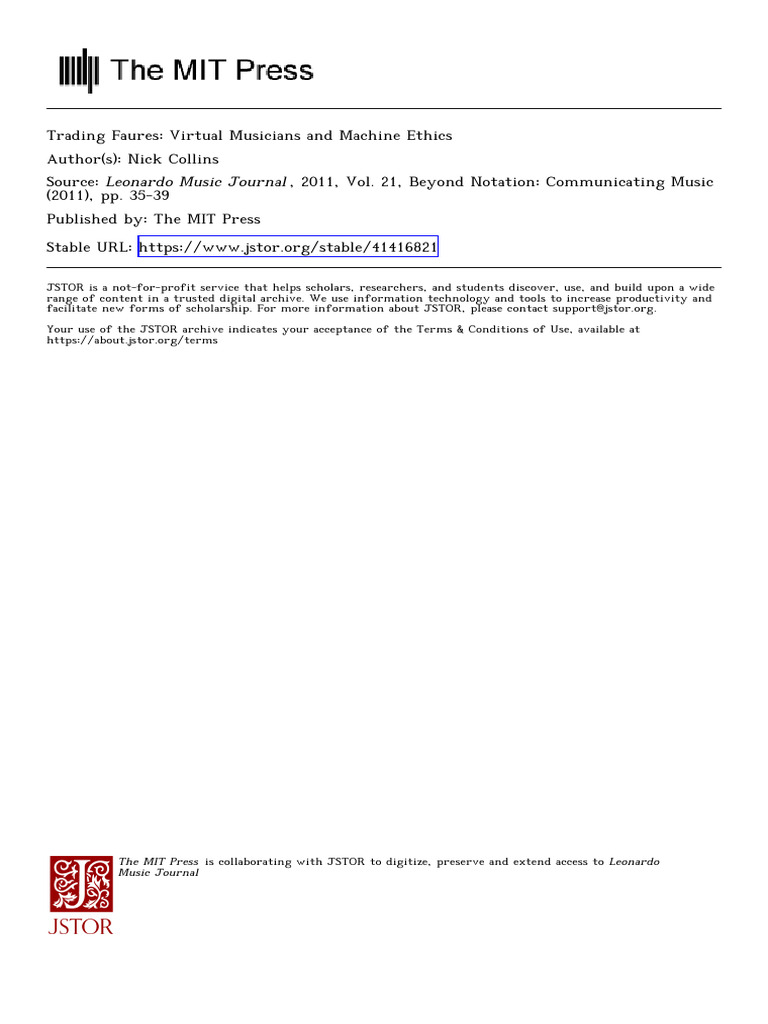 Collins TradingFauresVirtual 2011 | PDF