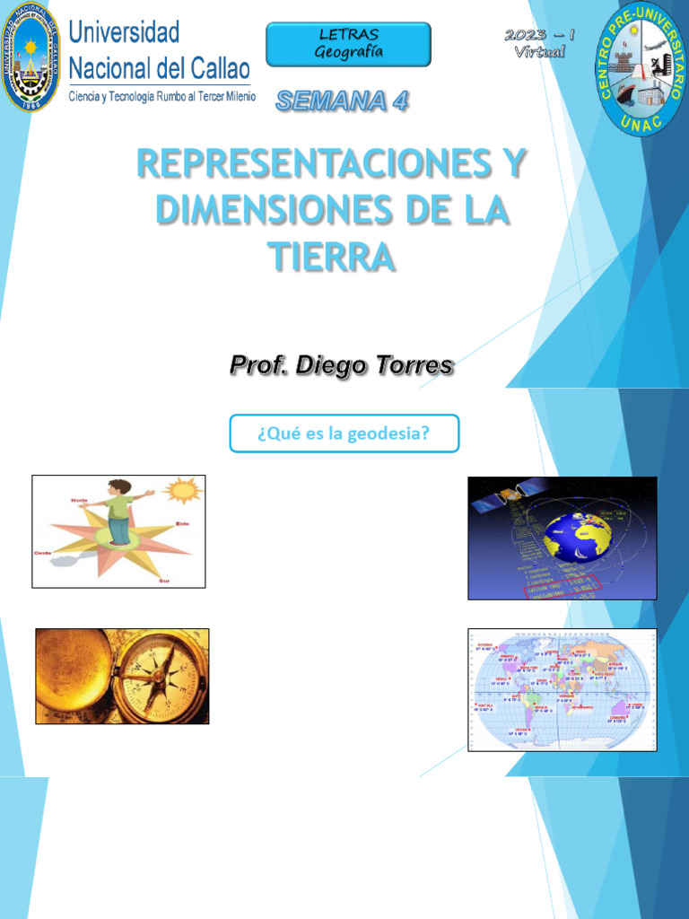 Tema 4 Representaciones Y Dimensiones De La Tierra 050701 Pdf