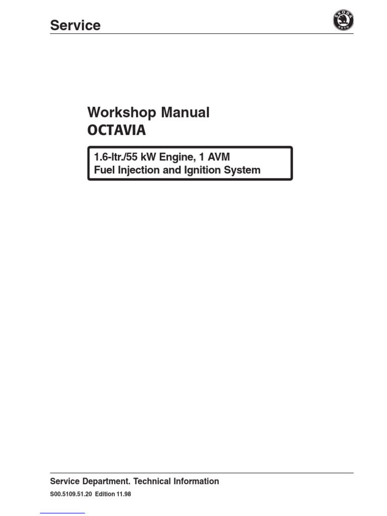 1 6 LTR 55 KW Engine 1 Avm Fuel Injection and Ignition System | PDF ...