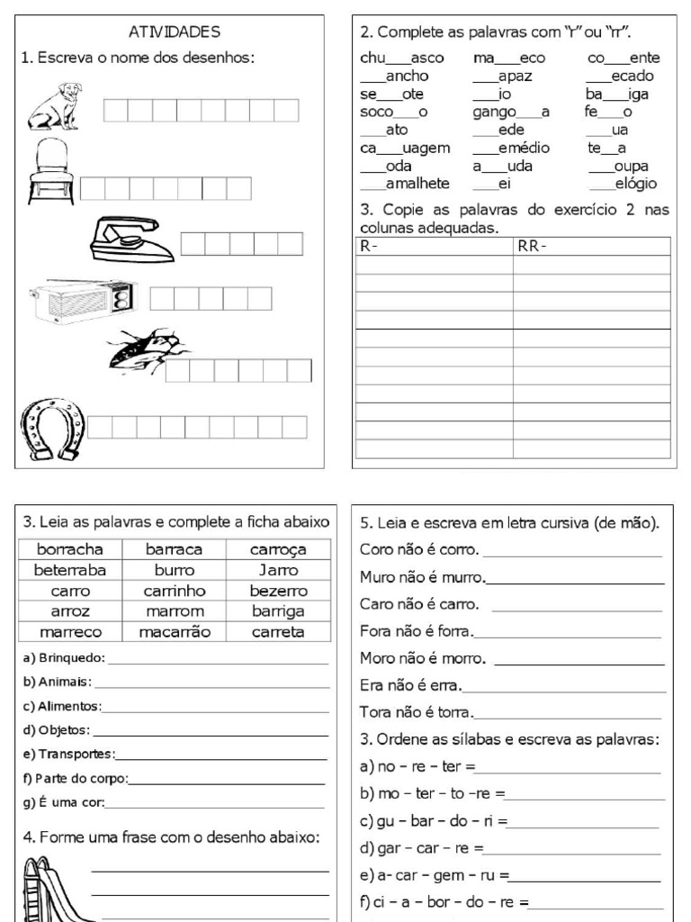 Atividade R e RR | PDF