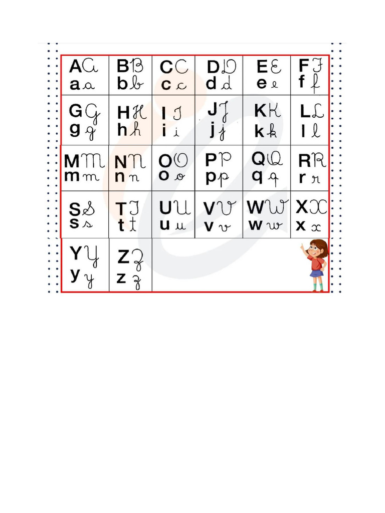 Alfabeto maiuscula e minuscula | PDF