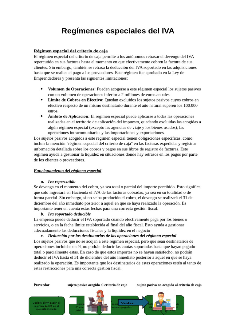 Regímenes Especiales Del IVA | PDF