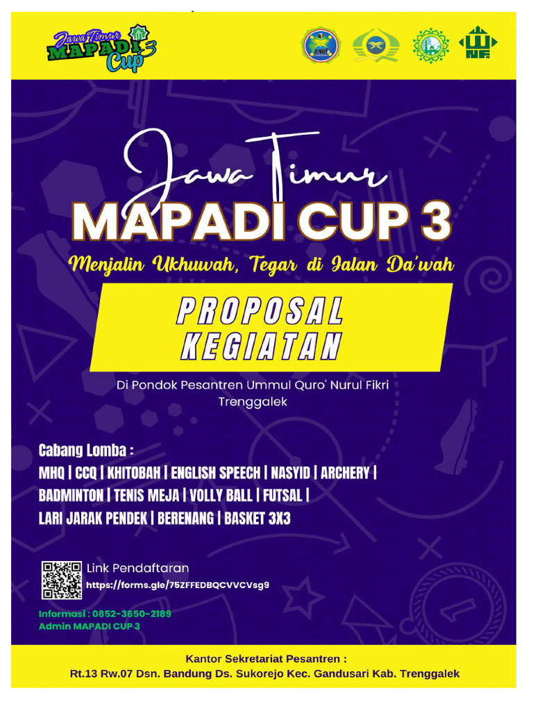 Proposal Kegiatan Mapadi Cup 3 Trenggalek | PDF