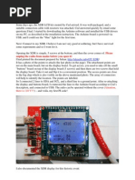 Sony Xdr f1hd Lcd Kit