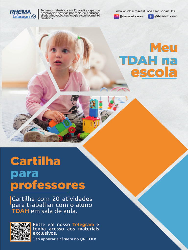 Cartilha Meu Tdah Na Escola | PDF
