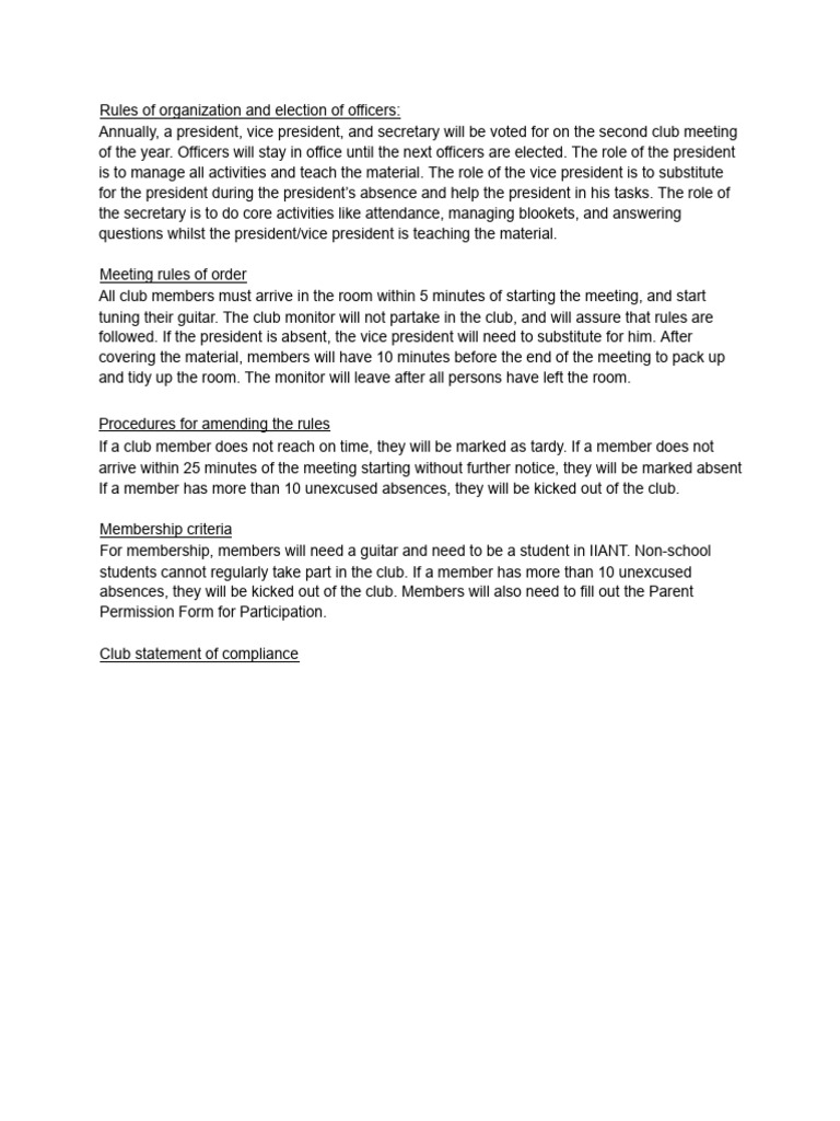 Student Club Benefits