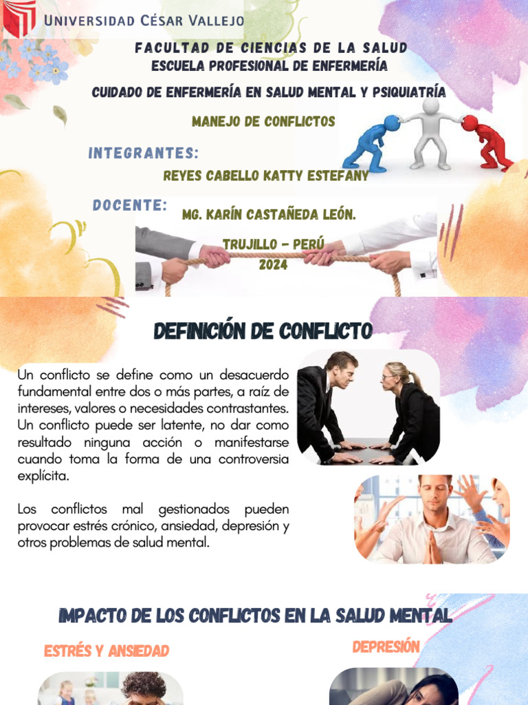 Manejo de Conflictos | PDF | Salud mental | Las emociones