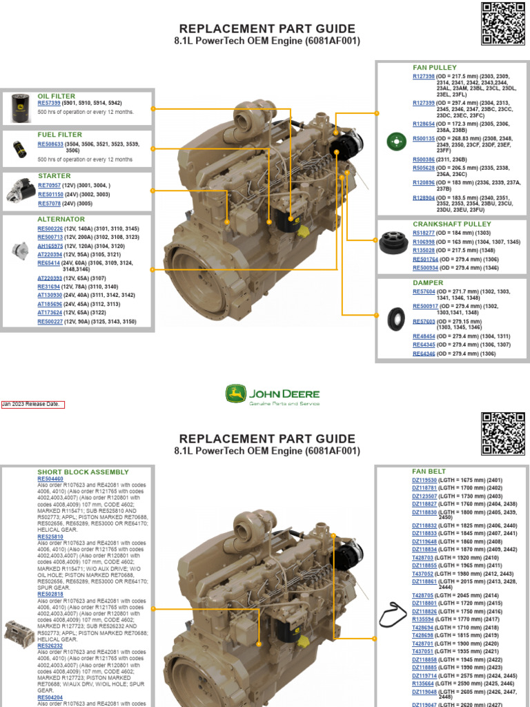 6081af001 Powertech 8.1l Oem Engine | PDF