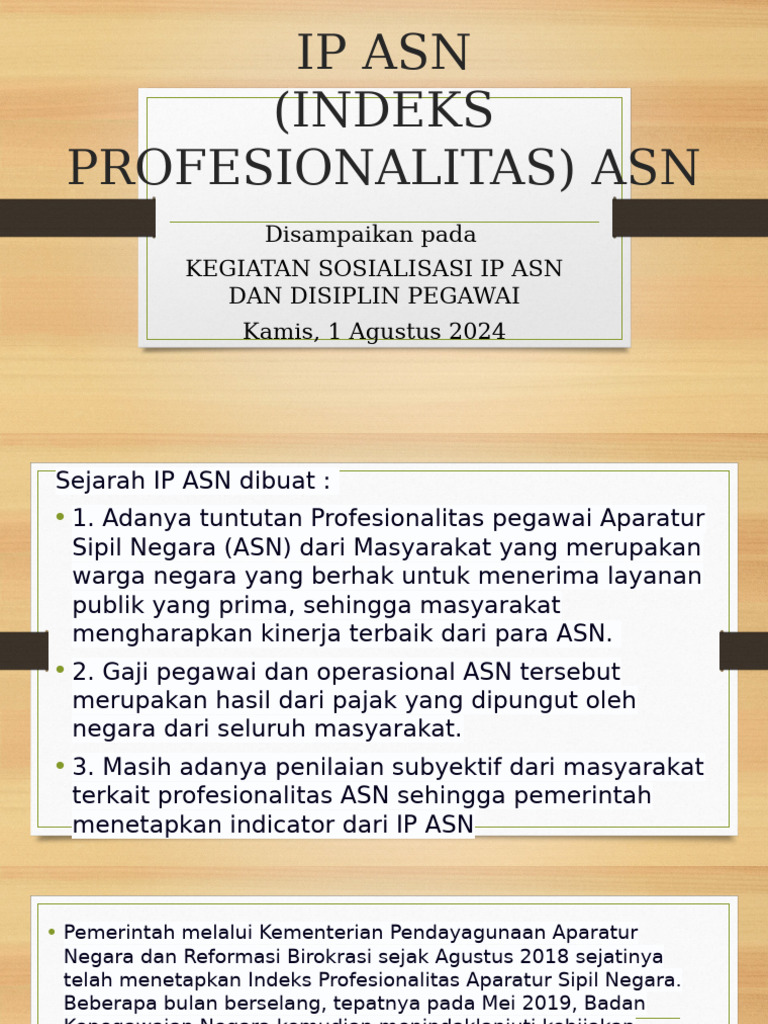 Presentasi Ip Asn 2024 | PDF