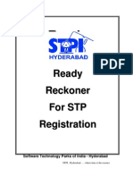 Ready Reckoner for STP Registration