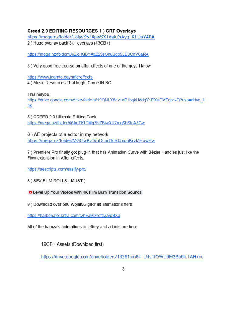 Editing Stufff | PDF