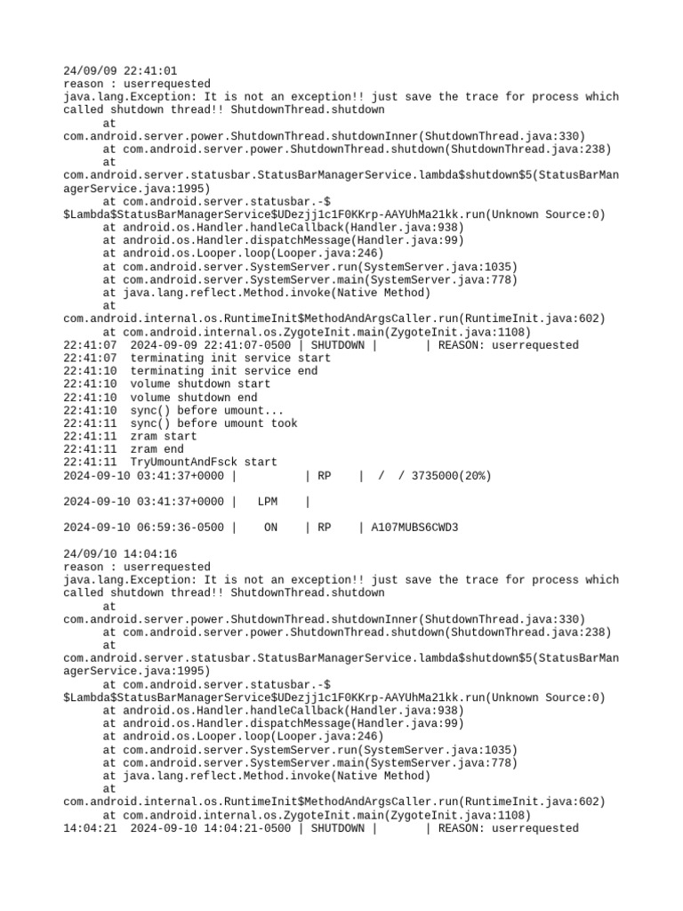 Power Off Reset Reason Backup | PDF