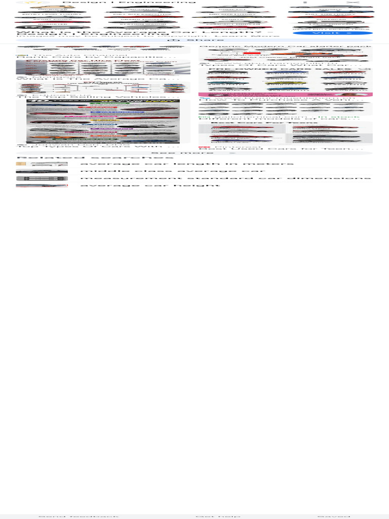 Average Car Dimensions Explained Pdf Technology And Engineering 