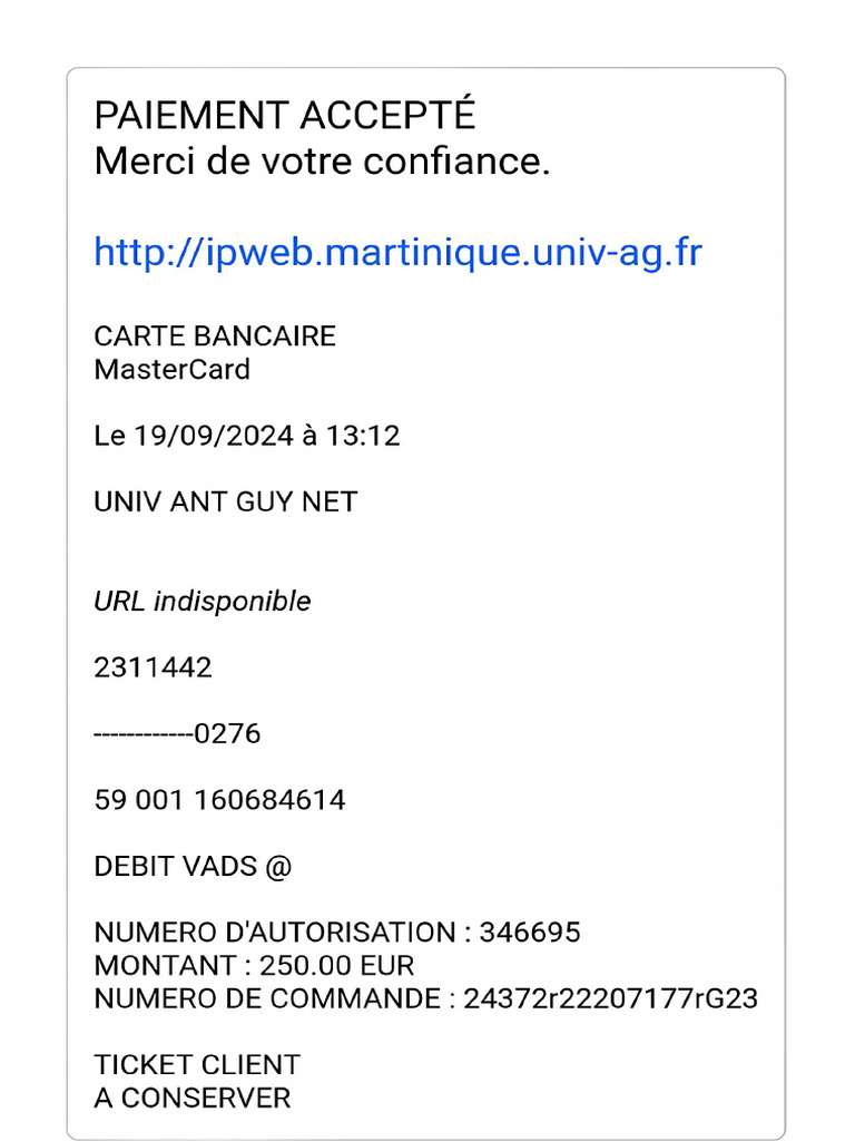 Payement Administratif | PDF