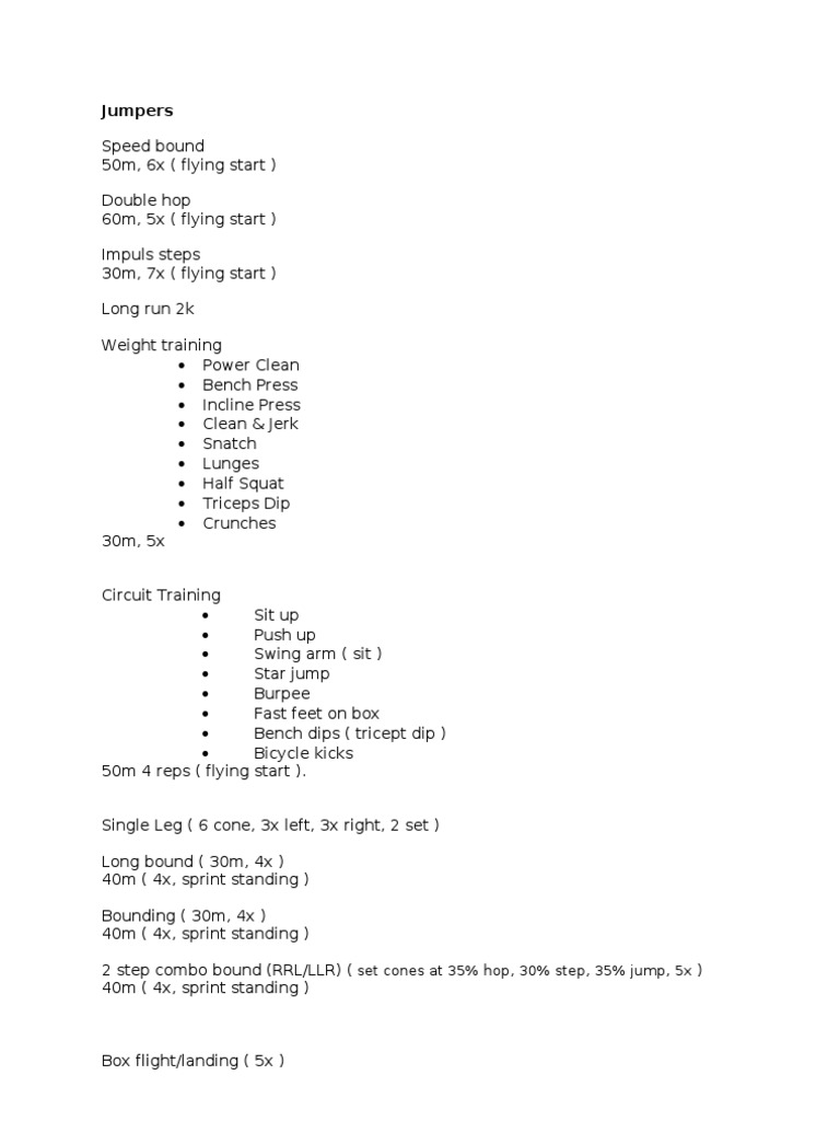 Jumpers | PDF