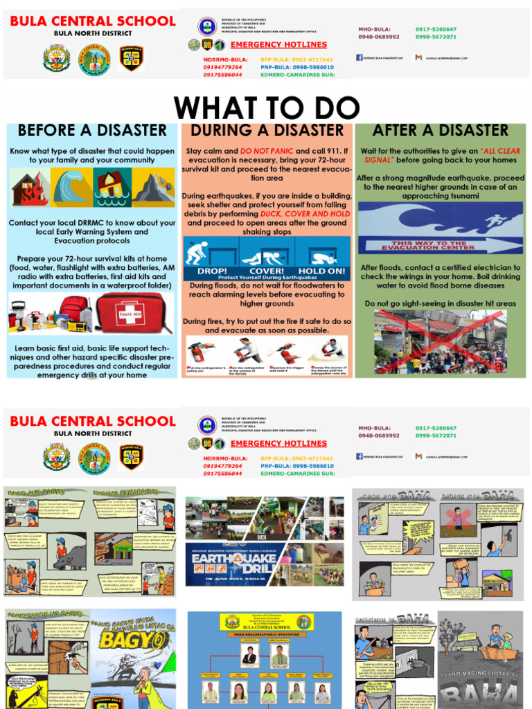 DRRM BROCHURE 2023-2024 | PDF