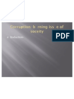 Corruption- Burning Issue of Soceity