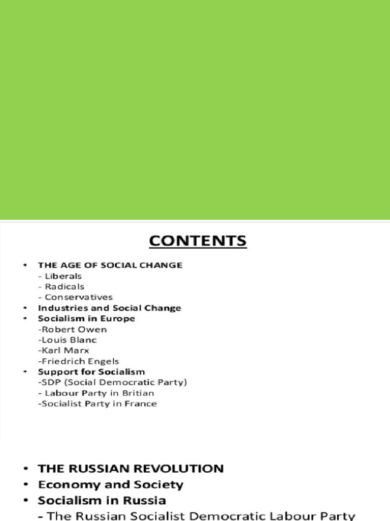 Socialism and The Russian Revolution | PDF