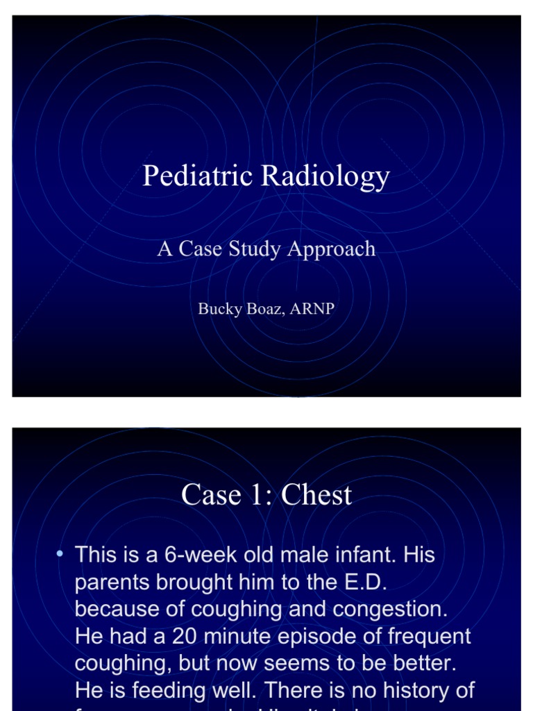 Pediatric Radiology Insights | PDF