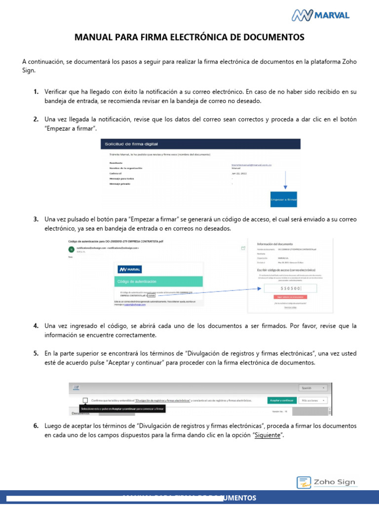 Manual Para Firma Electrónica de Documentos | PDF