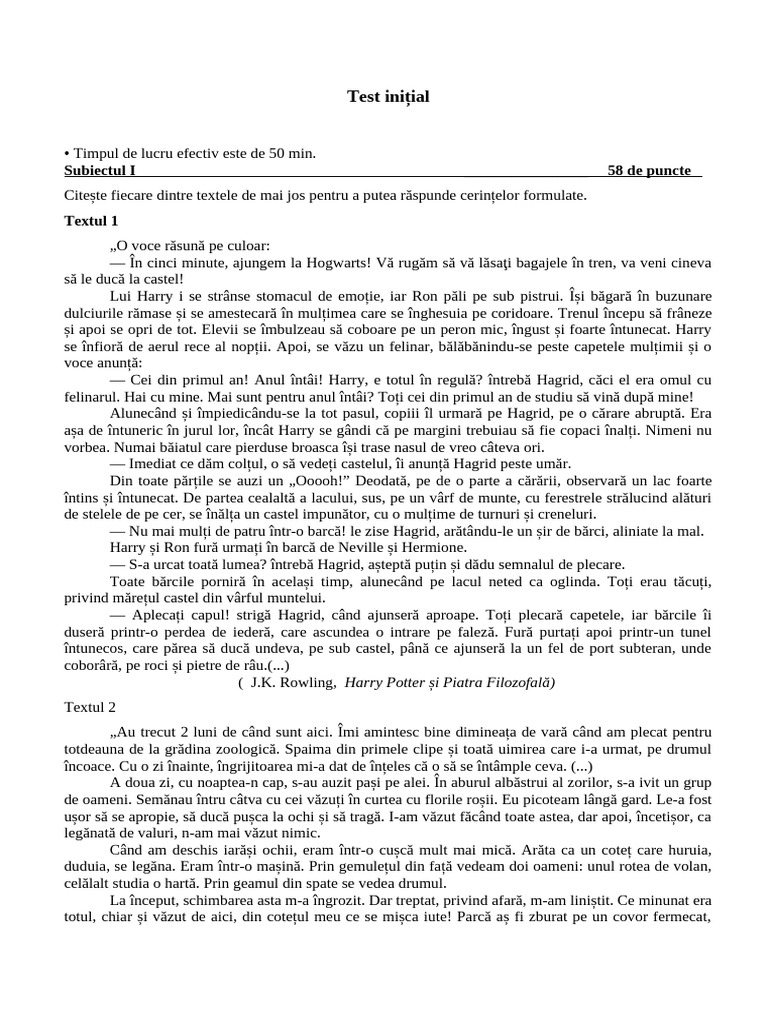5 Test Initial 8 | PDF