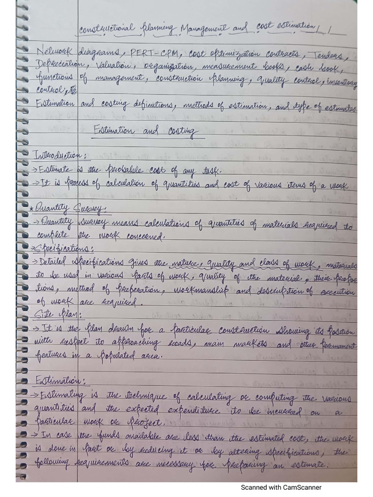 Class Note 2 | PDF